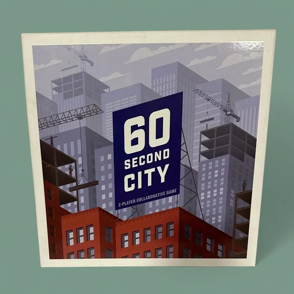 60 Second City Board Game - Brand New Sealed Two Player
